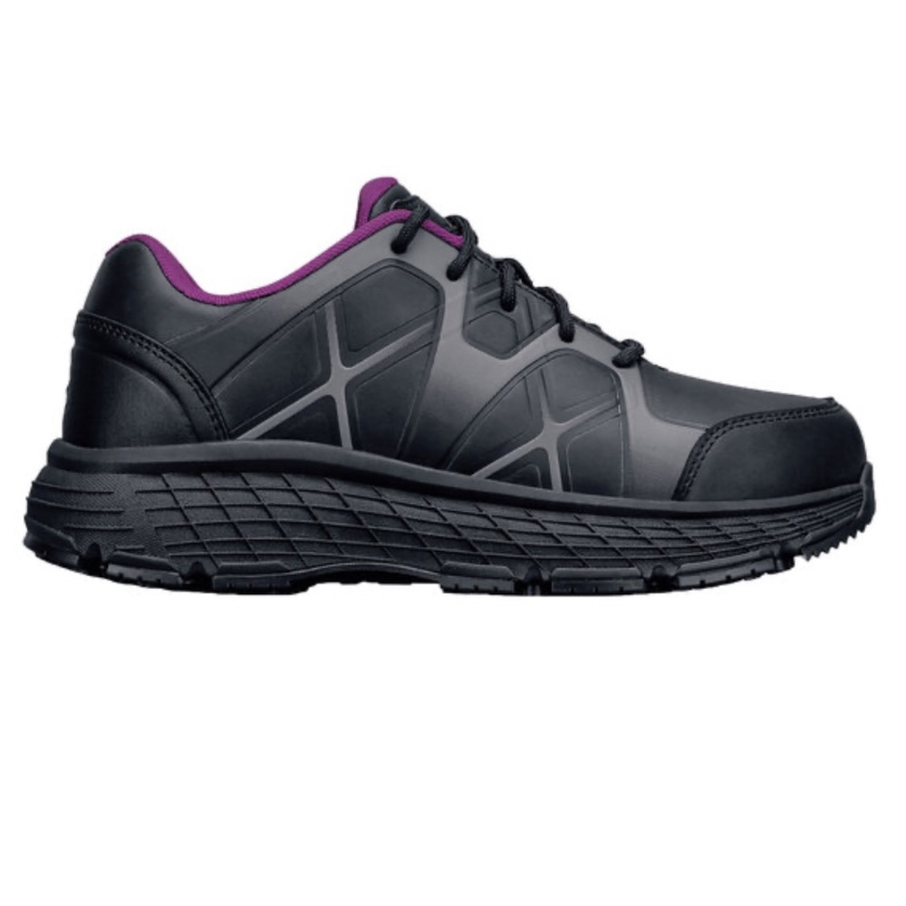ACE black aluminum toe shoes